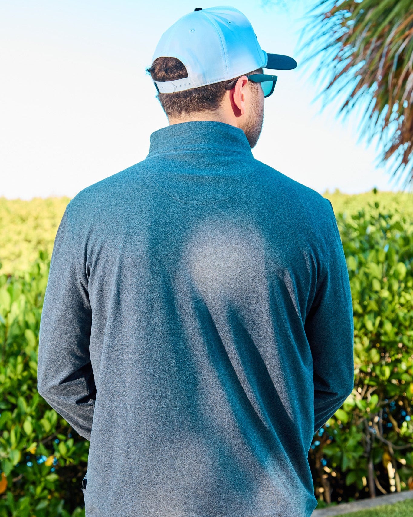 The Gimme Quarter - Zip Heather Black - Breezy Golf
