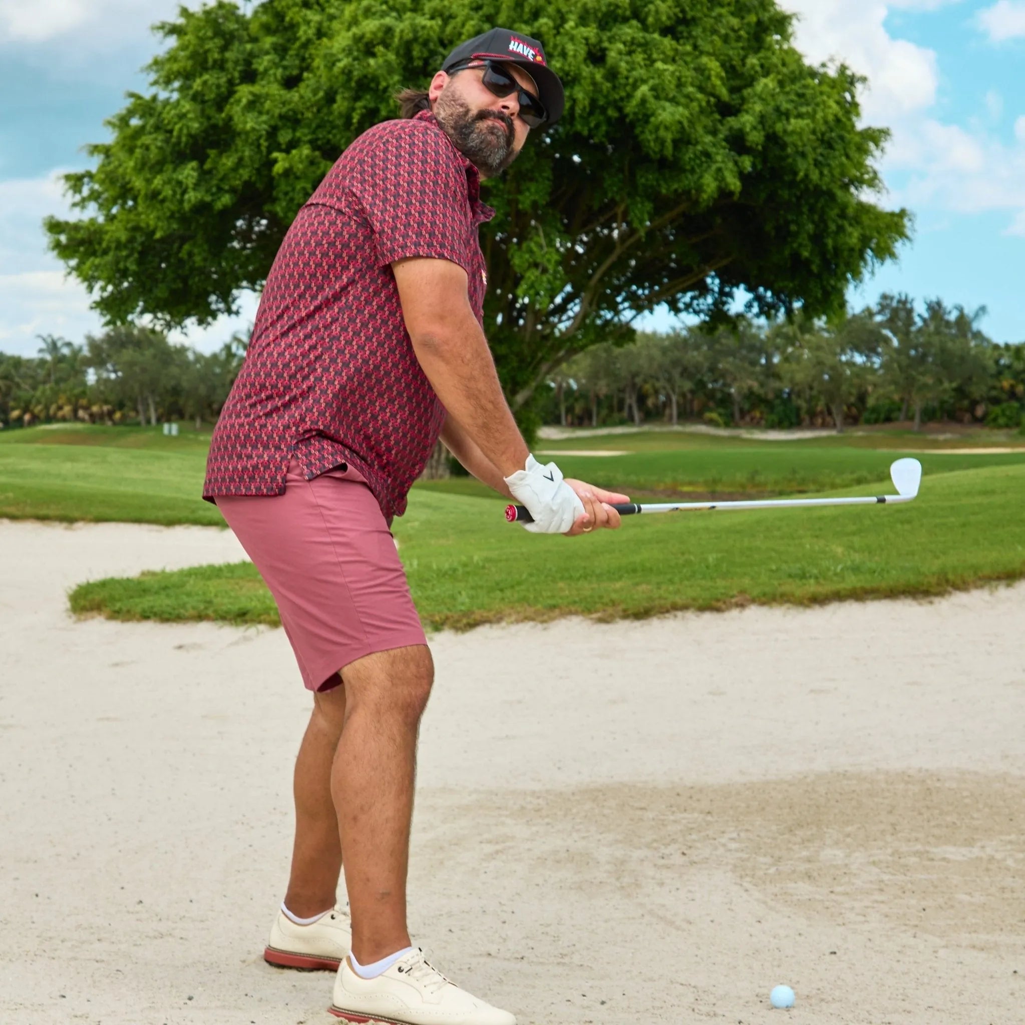 Fireball x Breezy The Fireball Classic Polo | Breezy Golf | Performance Golf Apparel