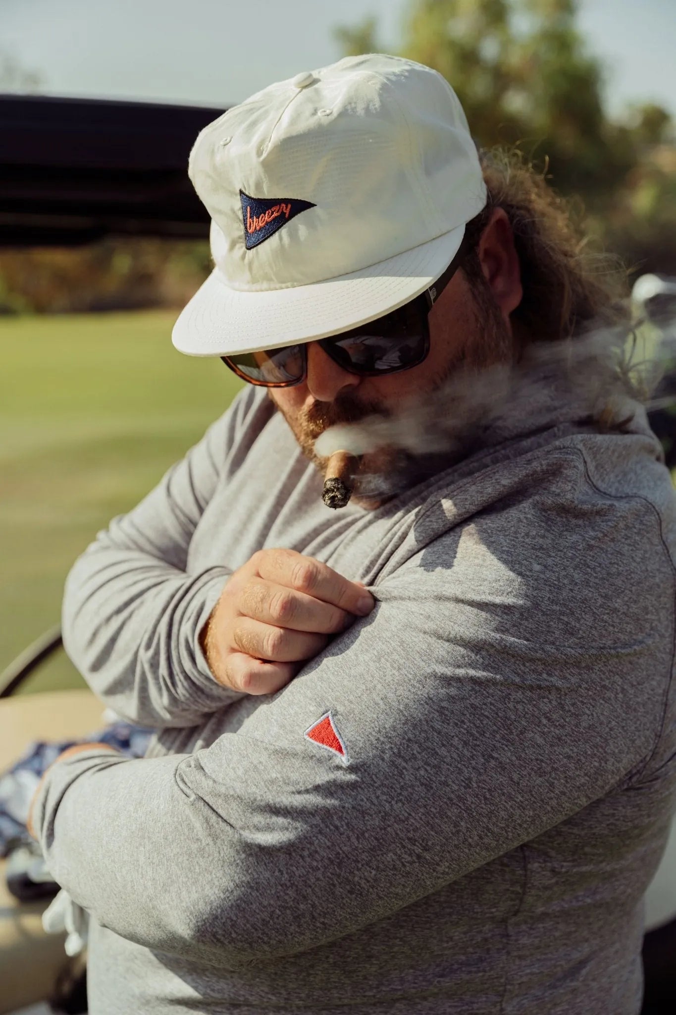 Breezy Golf Flag Lightweight Surf Hat | Breezy Golf | Performance Golf Apparel