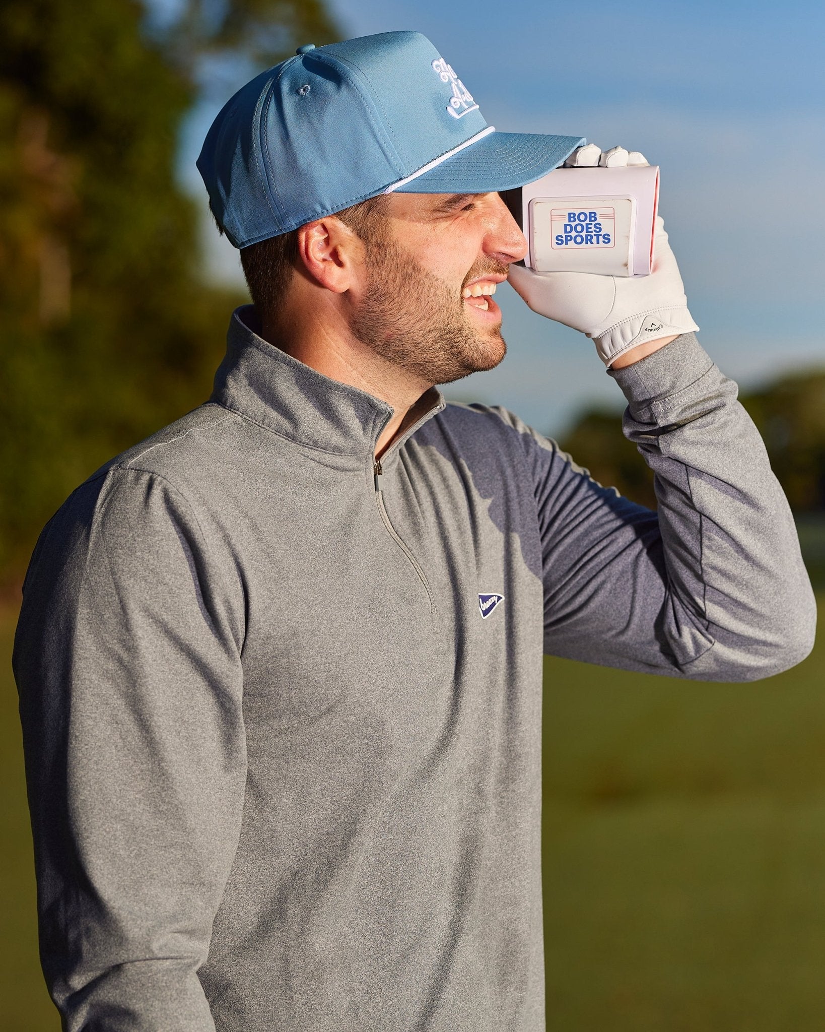 The Gimme Quarter - Zip - Dark Gray - Breezy Golf