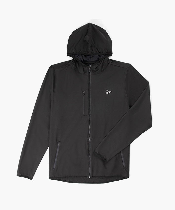 The Breezy Rain Jacket Black - Breezy Golf