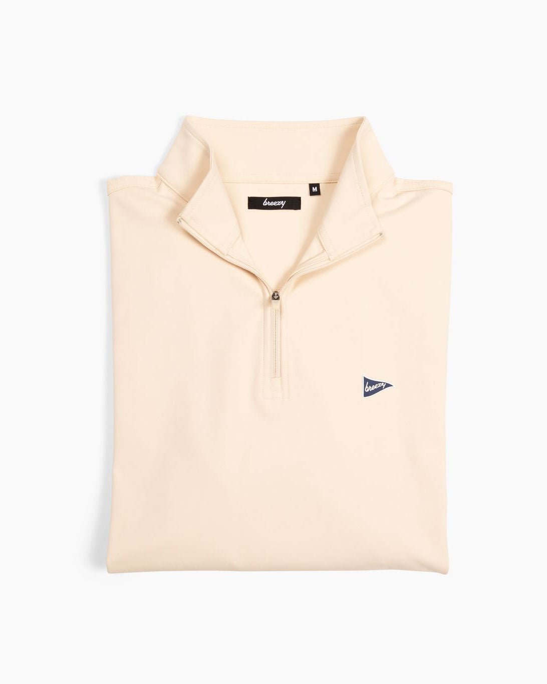 The Gimme Quarter-Zip - Natural | Breezy Golf | Performance Golf Apparel