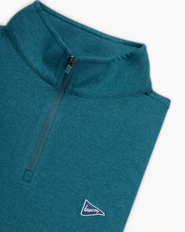 The Gimme Quarter-Zip Verdant Green