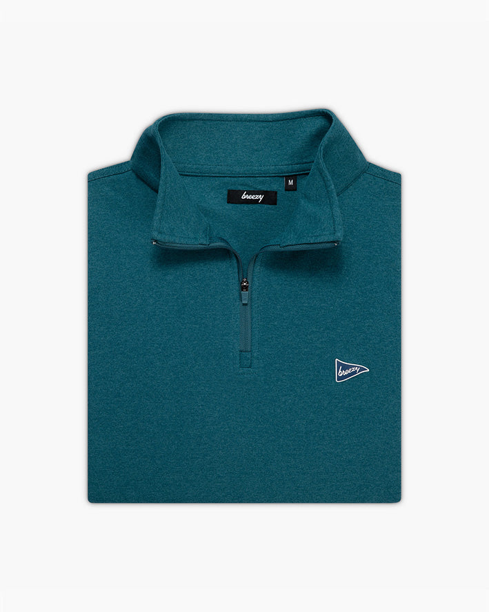 The Gimme Quarter-Zip Verdant Green | Breezy Golf | Performance Golf Apparel