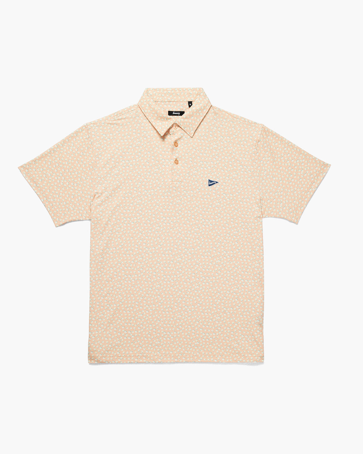 The Magnolia 3.0 Polo Orange | Breezy Golf | Performance Golf Apparel