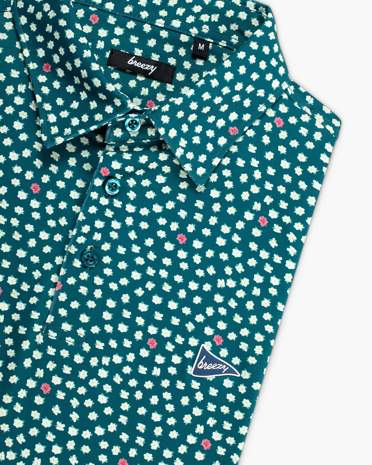 The Magnolia 3.0 Polo Green | Breezy Golf | Performance Golf Apparel