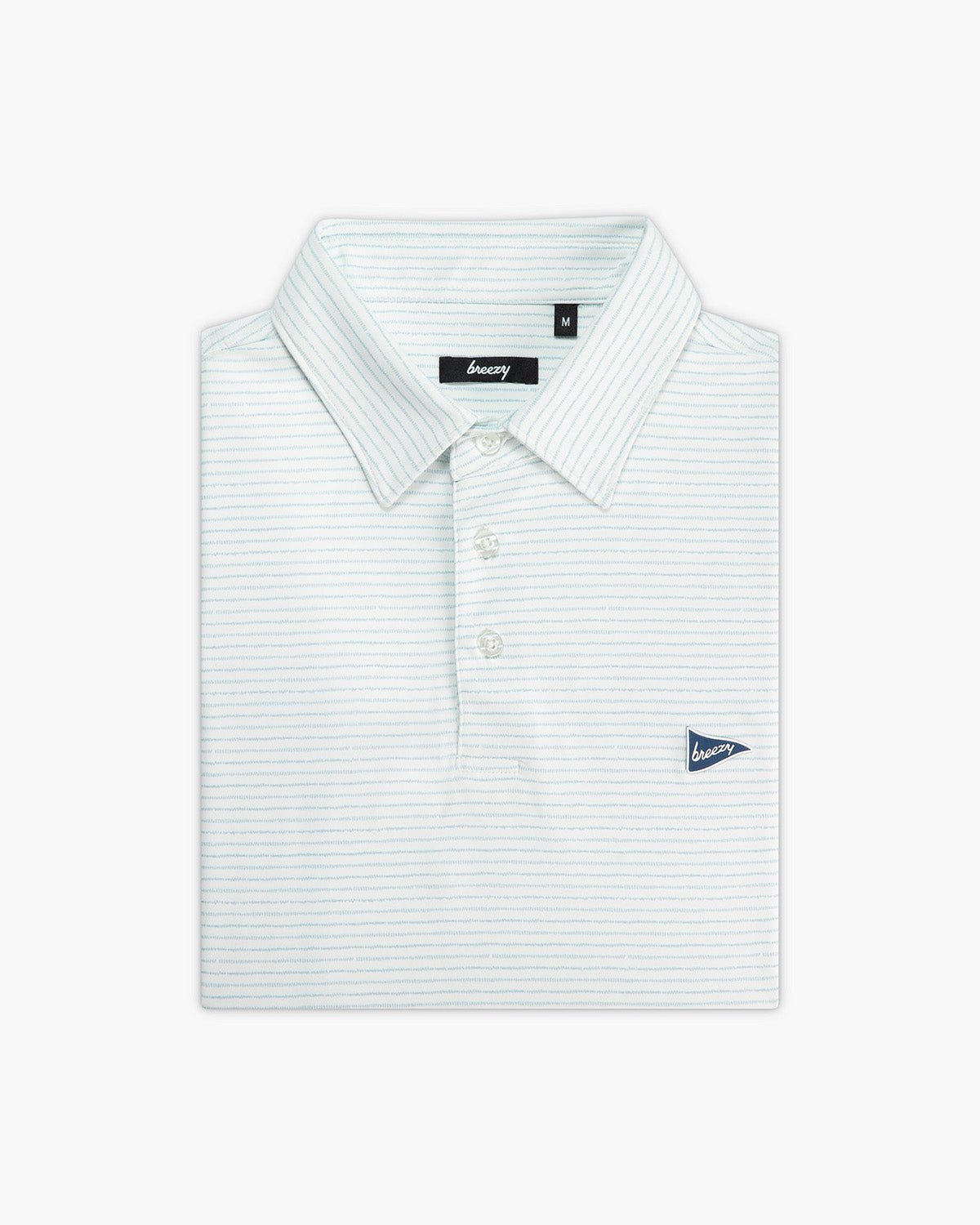The Pebbled Stripes Polo - Breezy Golf