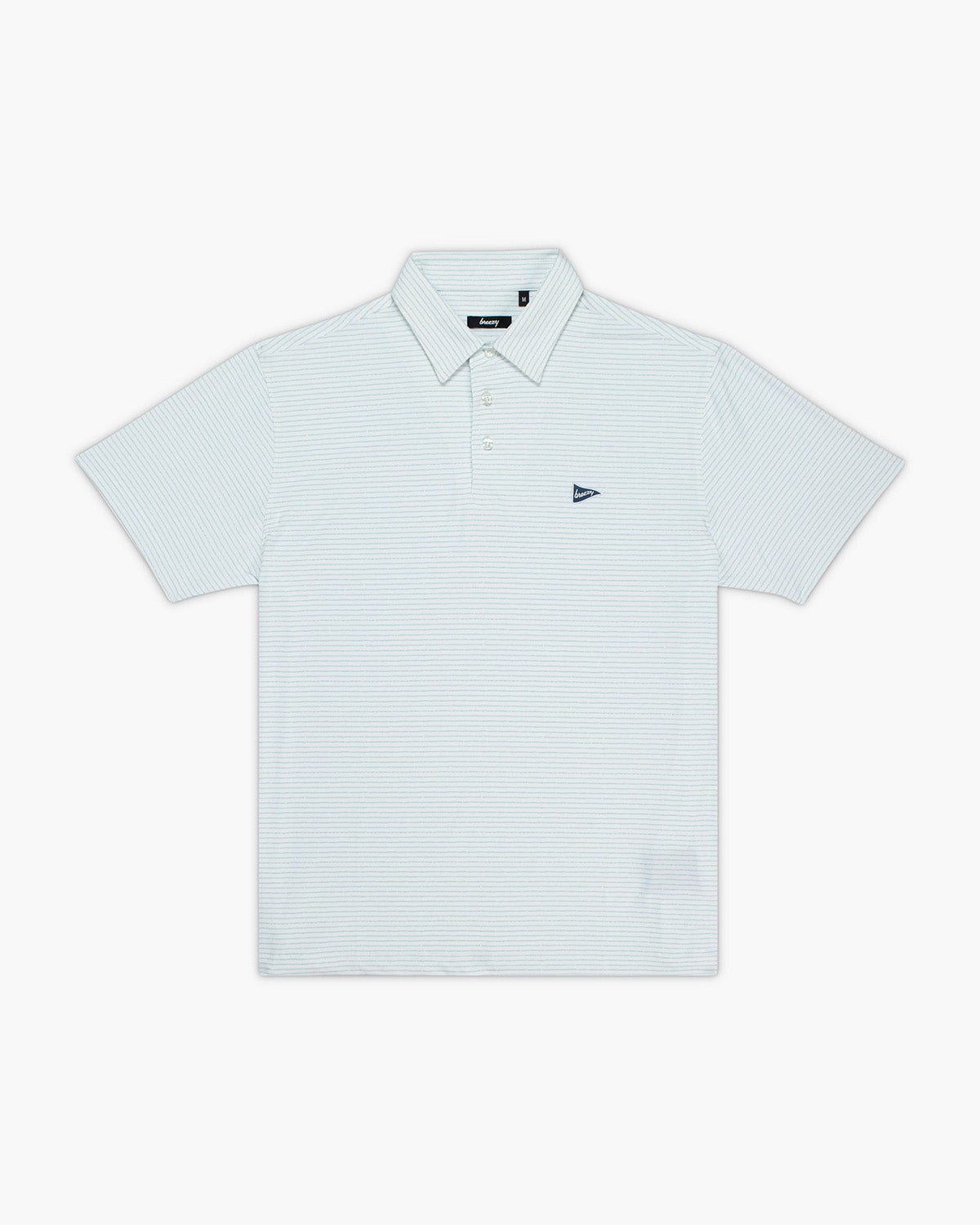 The Pebbled Stripes Polo - Breezy Golf