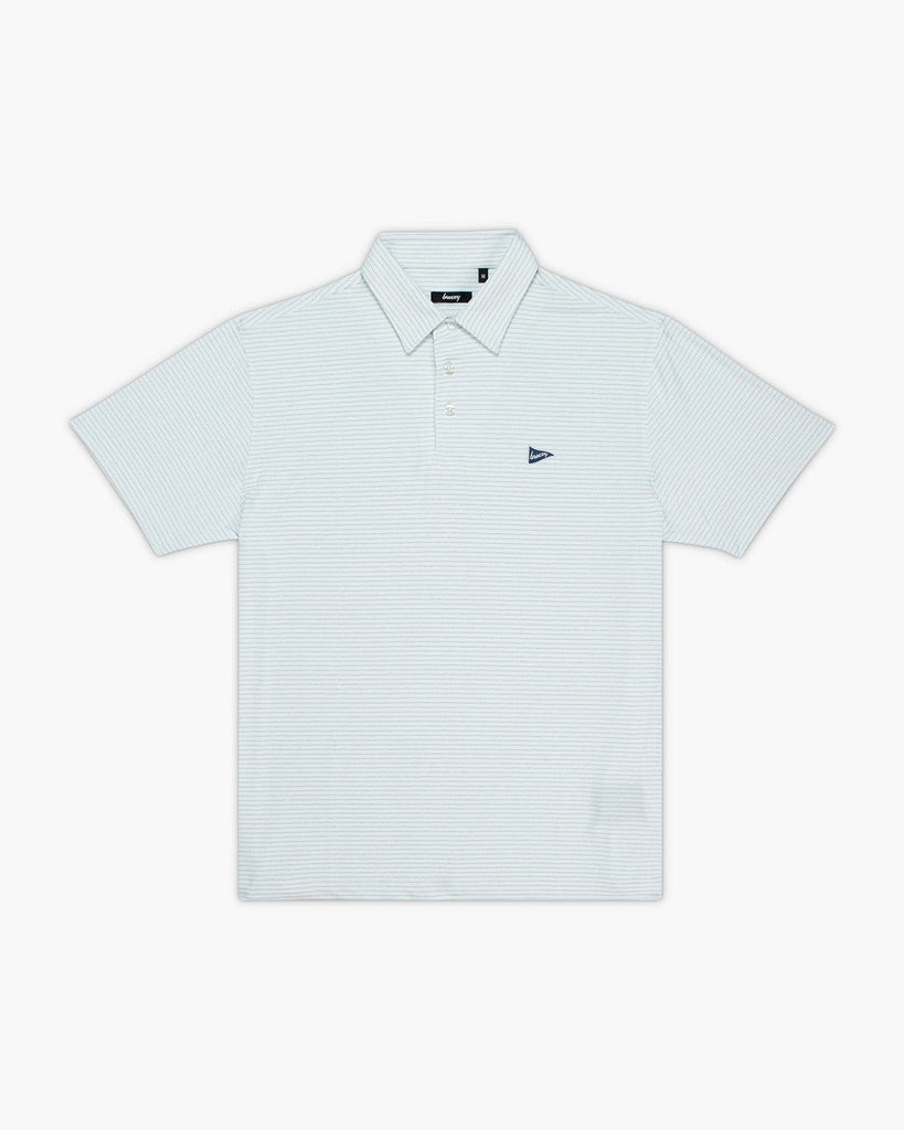 The Pebbled Stripes Polo Shirt for Men | Breezy Golf