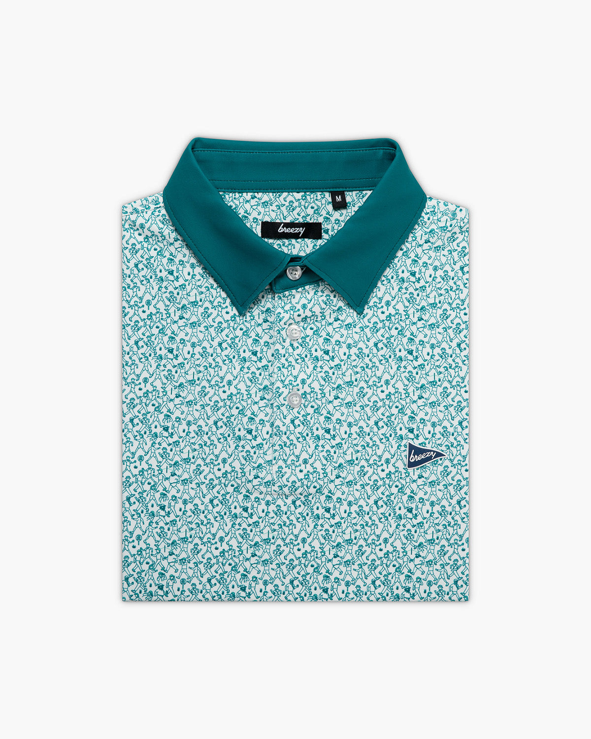 The Footrace to 18 Polo | Breezy Golf | Performance Golf Apparel