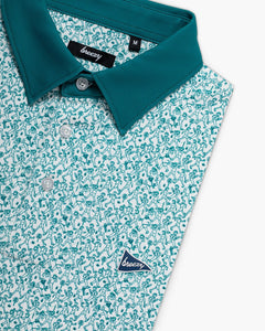 The Footrace to 18 Polo Shirt for Men | Breezy Golf