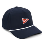 Breezy Flag Navy Rope Hat - Breezy Golf