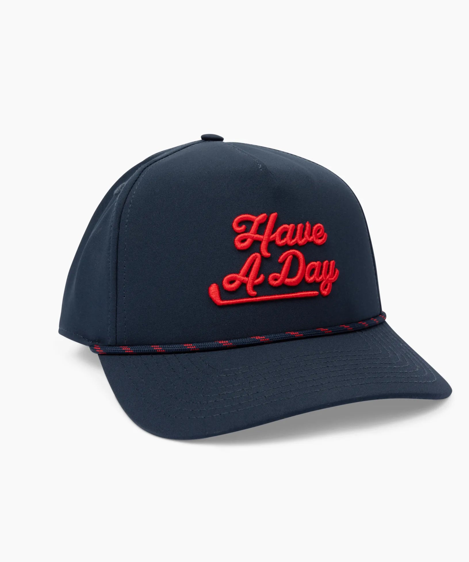 Have a Day Navy & Red Limited Edition Rope Hat - Breezy Golf