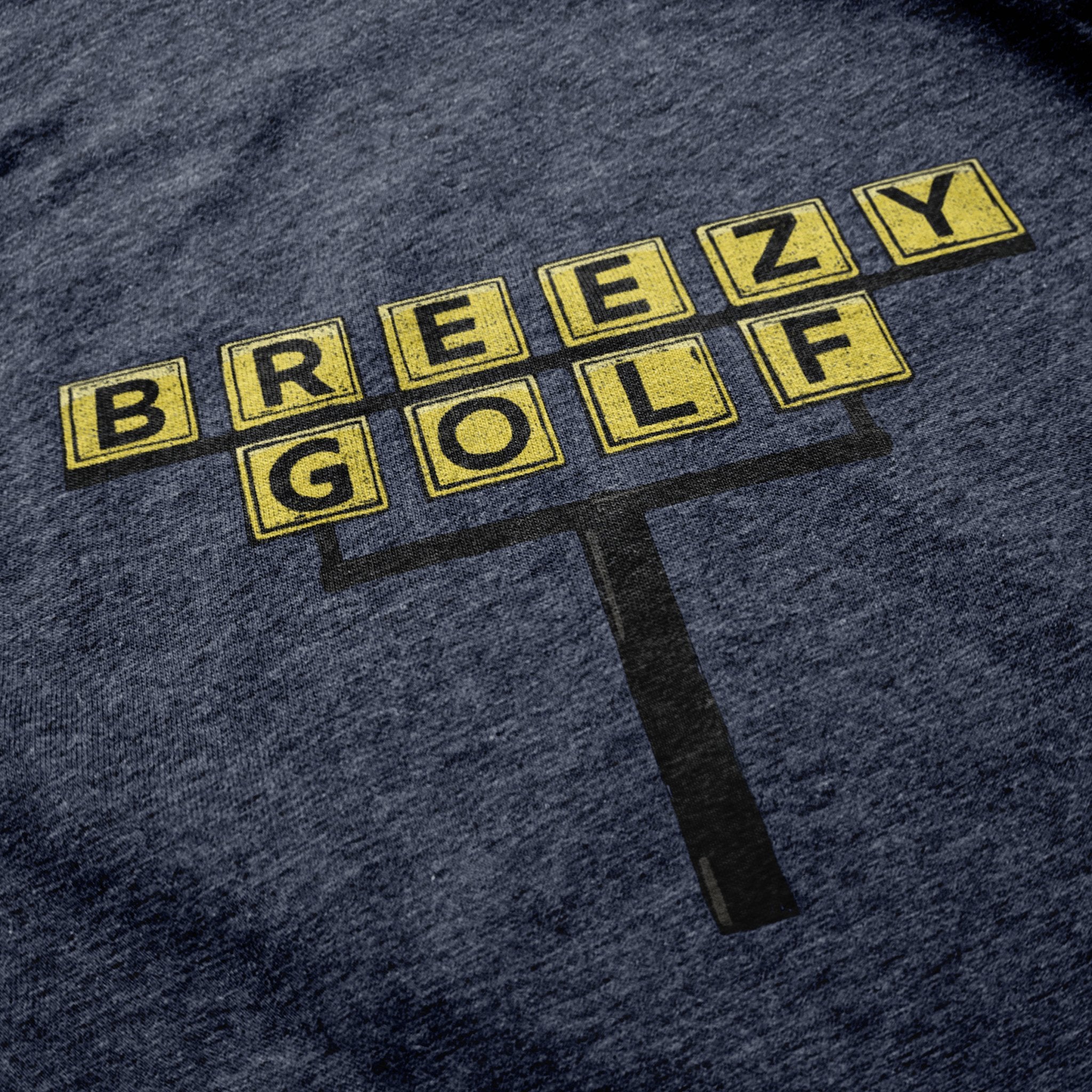 Late Night Eats T Shirt - Navy | Breezy Golf | Performance Golf Apparel