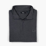 The Gimme Quarter - Zip Heather Black - Breezy Golf