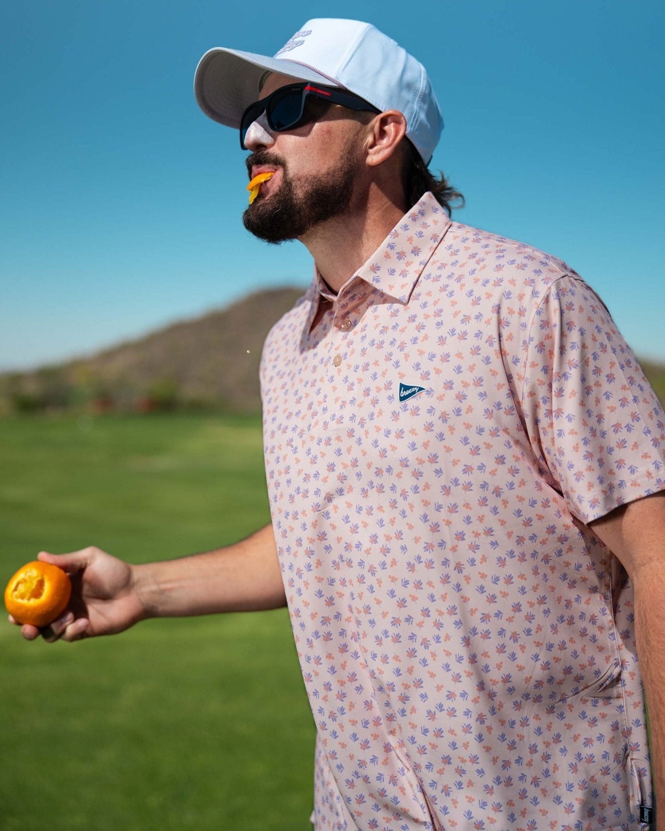 The Orange Berries Polo - Breezy Golf