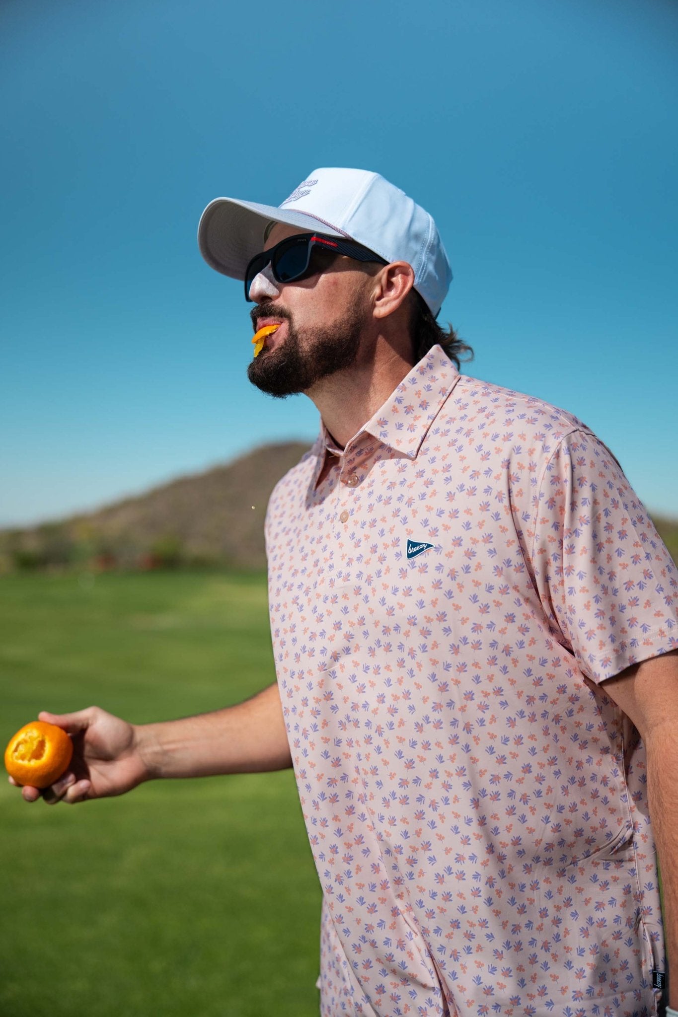 The Orange Berries Polo - Breezy Golf