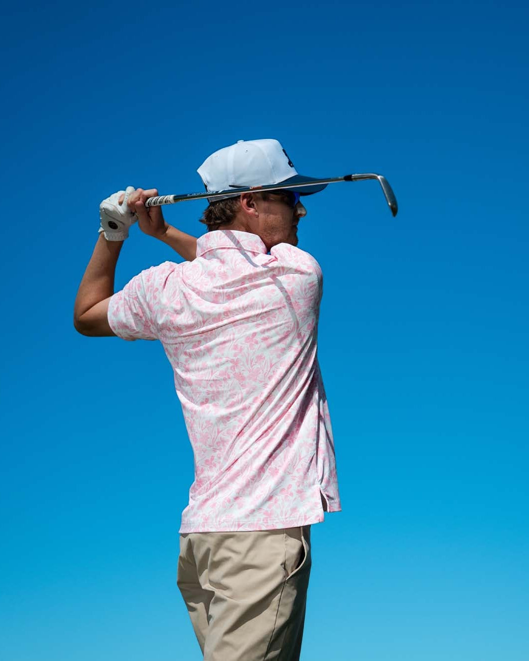 The Watercolor Flowers Polo - Breezy Golf