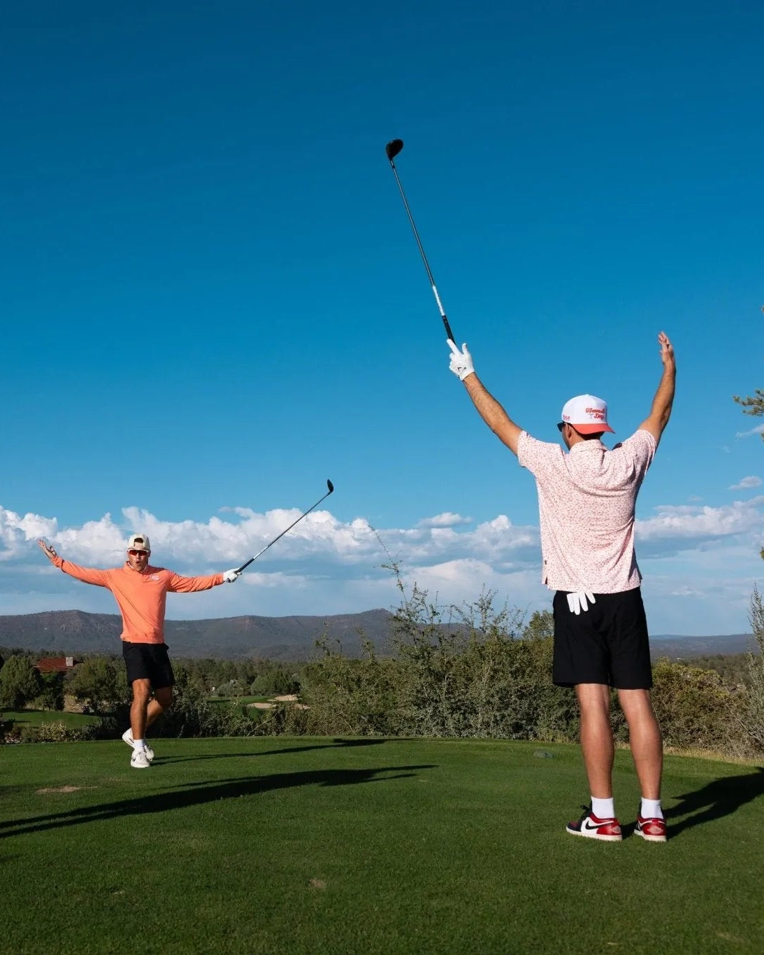Tour Championship x Breezy The Vintage Peach State Polo Red - Breezy Golf