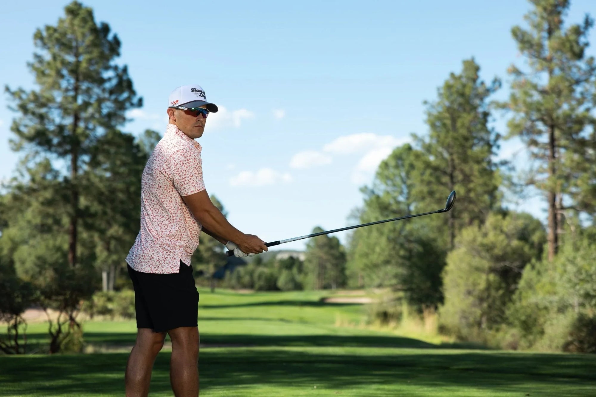 Tour Championship x Breezy The Vintage Peach State Polo Red - Breezy Golf