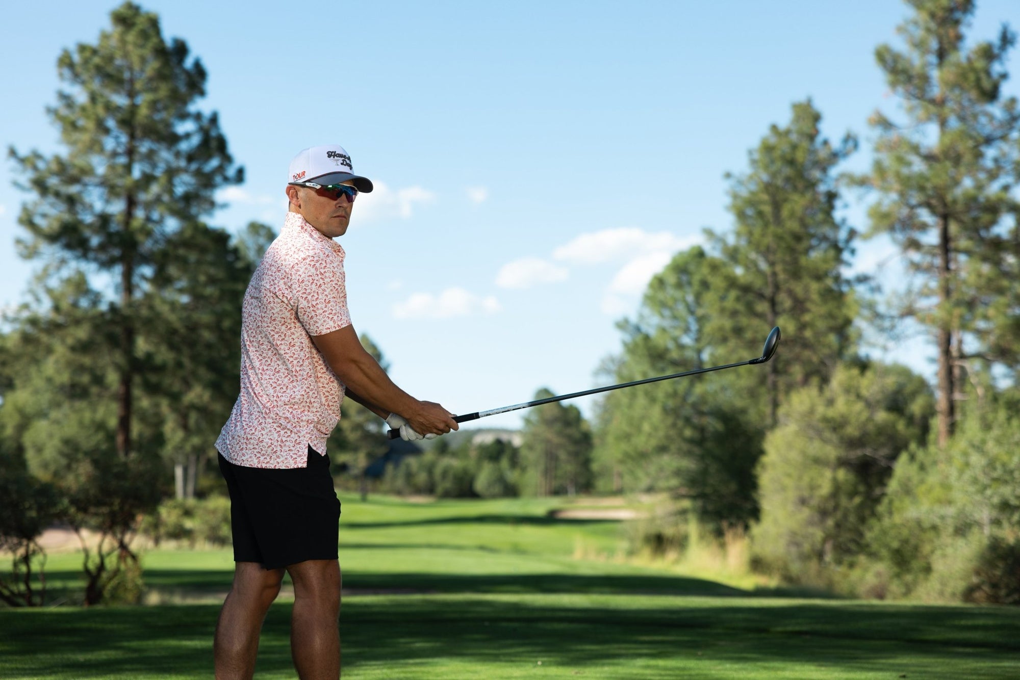 Tour Championship x Breezy The Vintage Peach State Polo Red - Breezy Golf