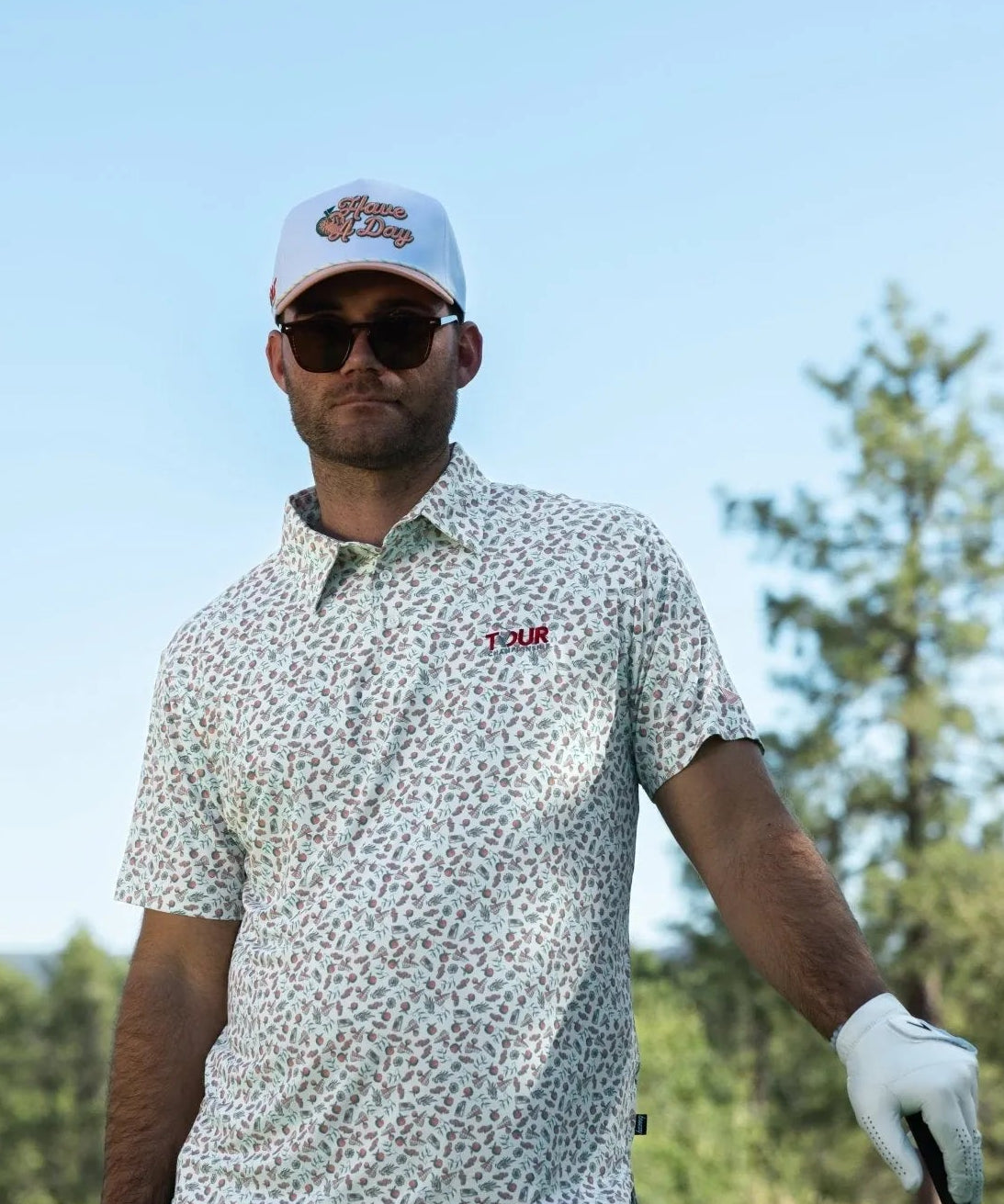 Tour Championship x Breezy The Vintage Peach State Polo Peach - Breezy Golf