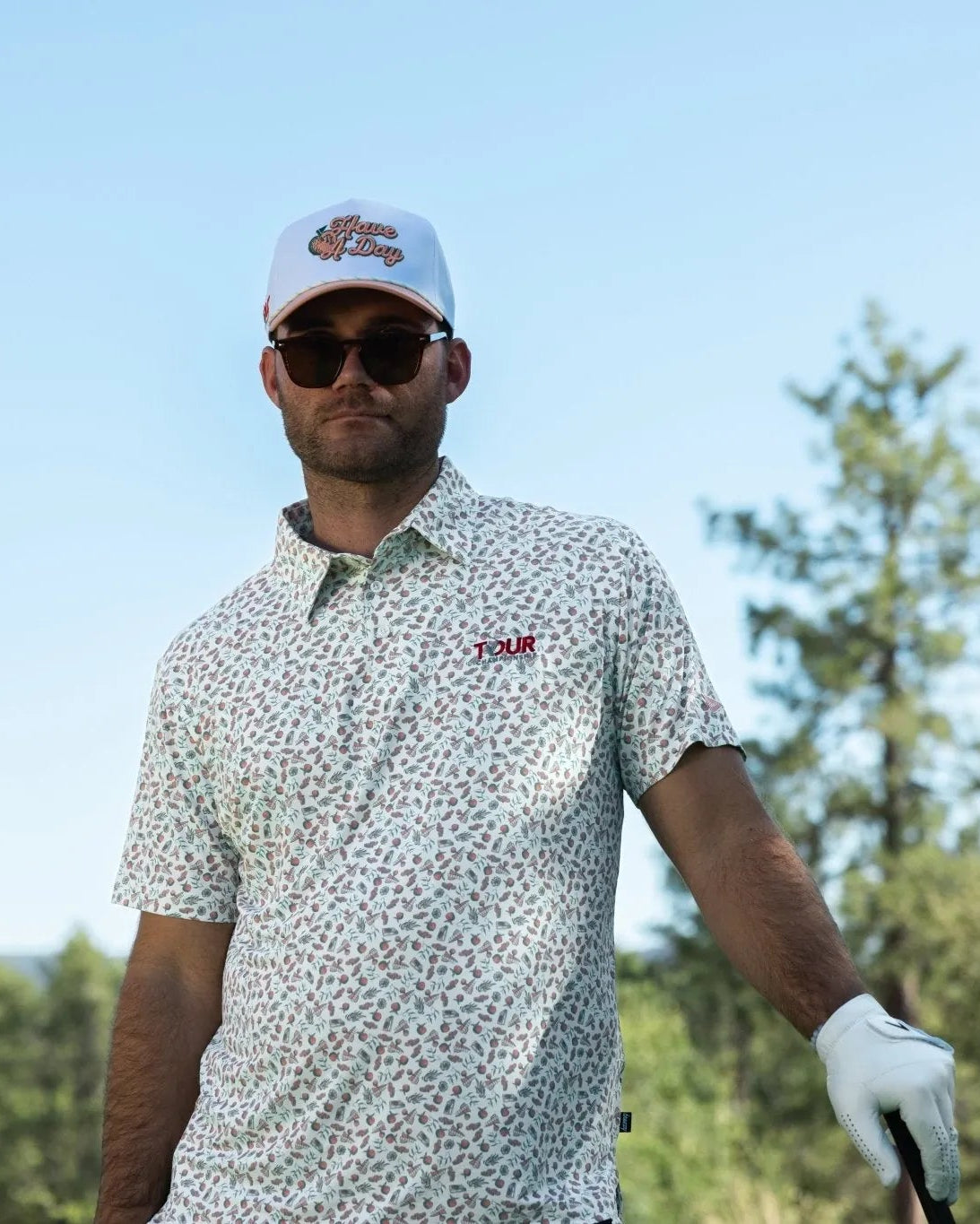 Tour Championship x Breezy The Vintage Peach State Polo Peach - Breezy Golf