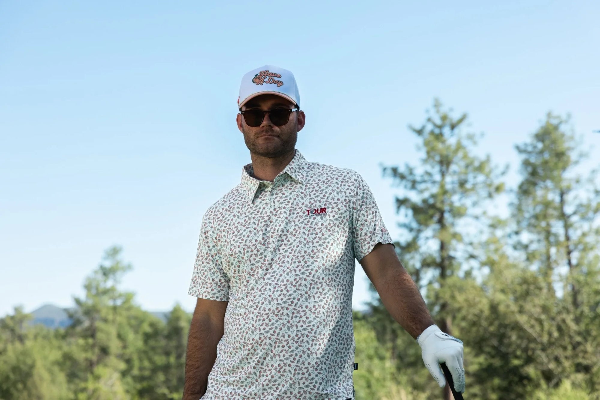 Tour Championship x Breezy The Vintage Peach State Polo Peach - Breezy Golf