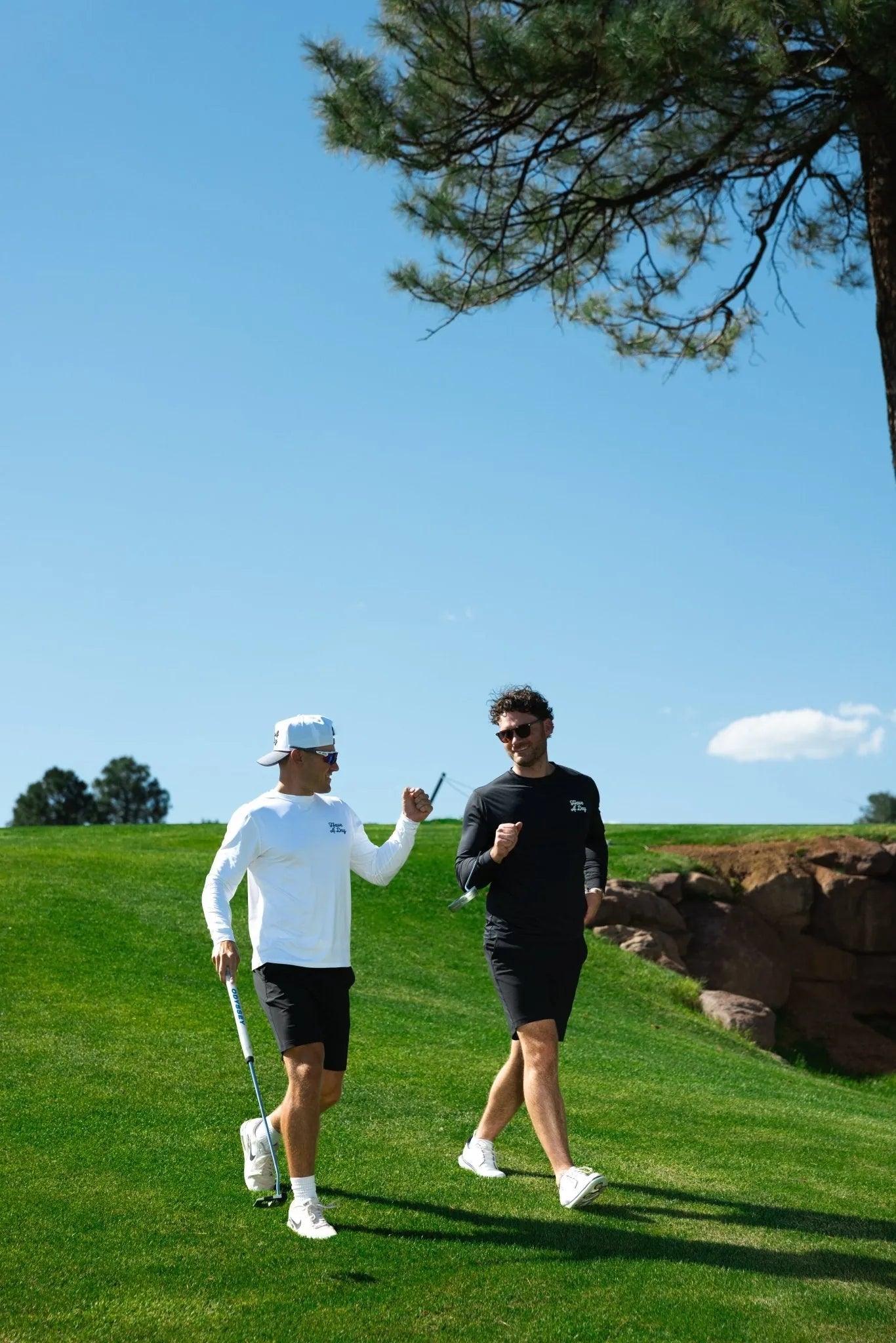 Range Long Sleeve Black | Breezy Golf | Performance Golf Apparel