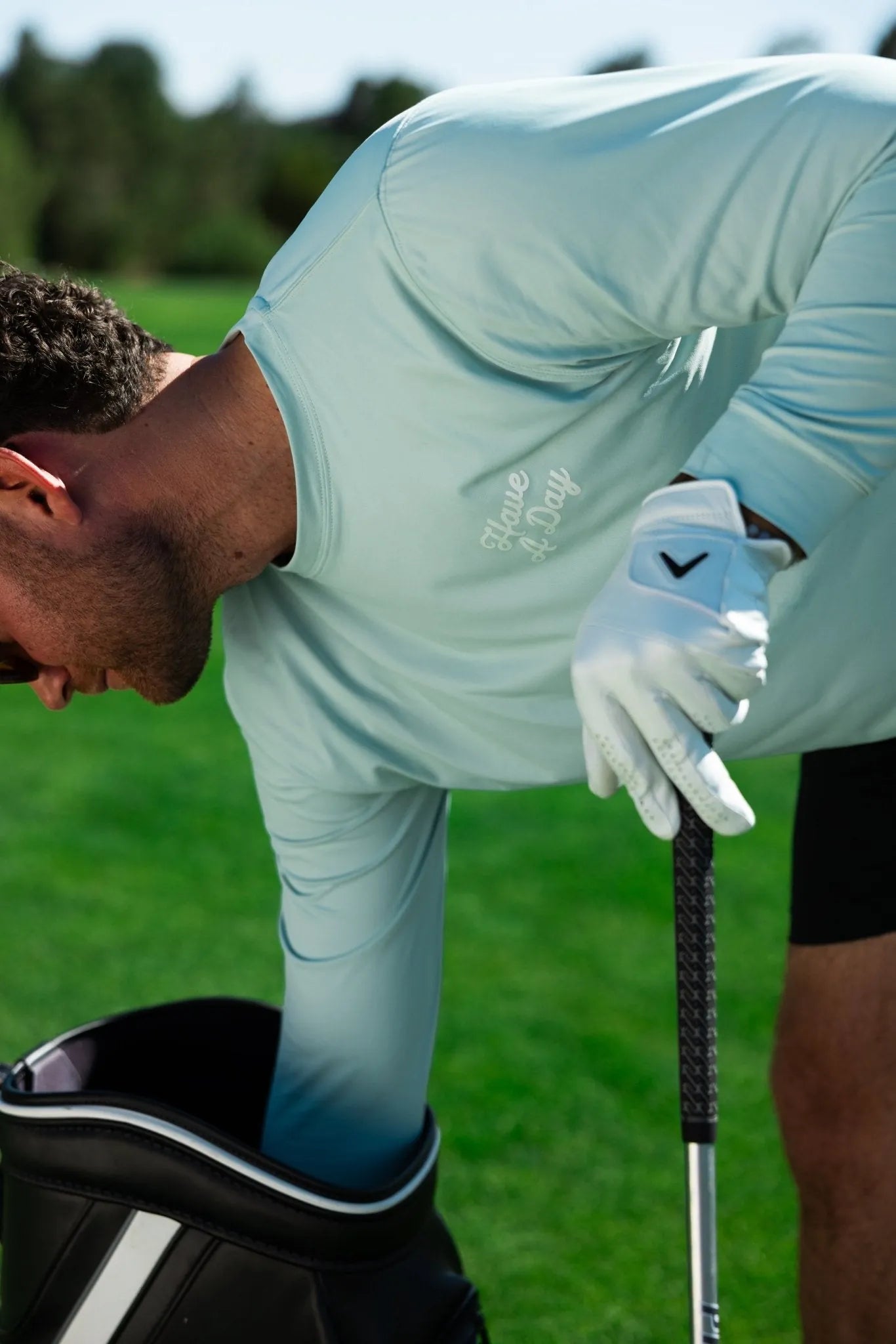 Range Long Sleeve Sage | Breezy Golf | Performance Golf Apparel