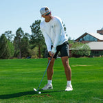 Range Long Sleeve White - Breezy Golf
