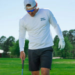 Range Long Sleeve White - Breezy Golf
