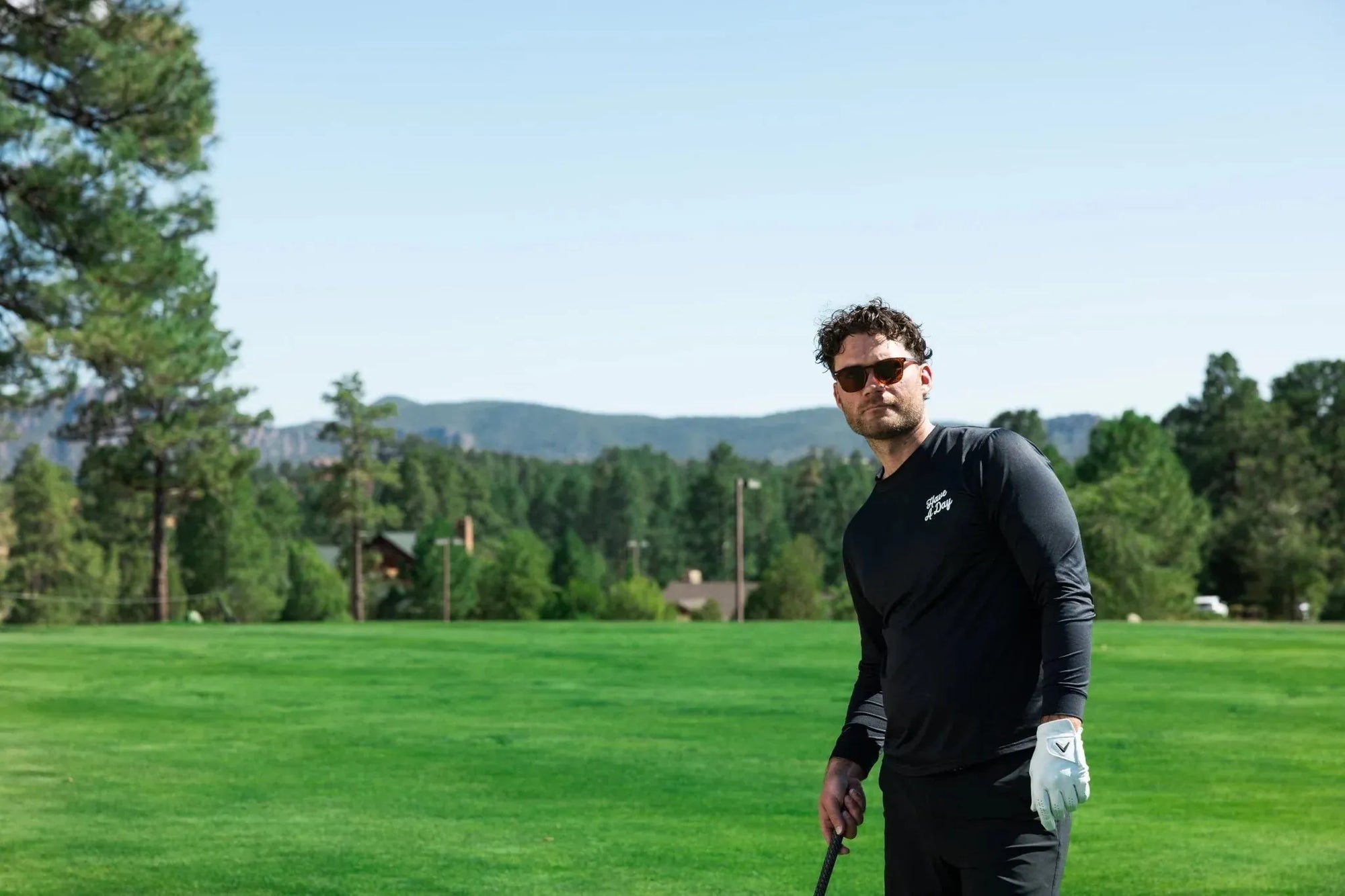 Range Long Sleeve Black - Breezy Golf