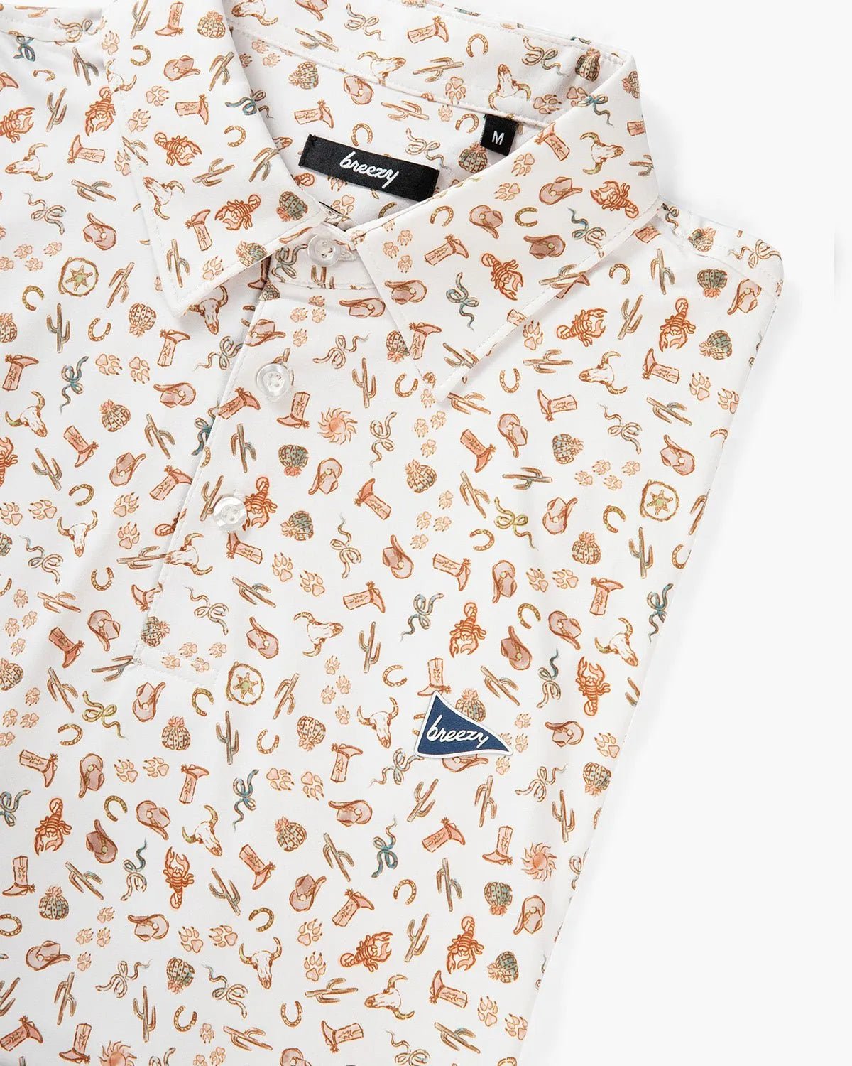 The Country Western Polo | Breezy Golf | Performance Golf Apparel