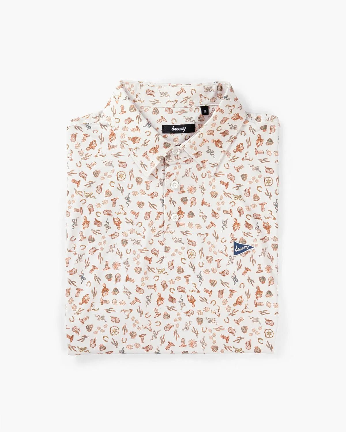 The Country Western Polo | Breezy Golf | Performance Golf Apparel