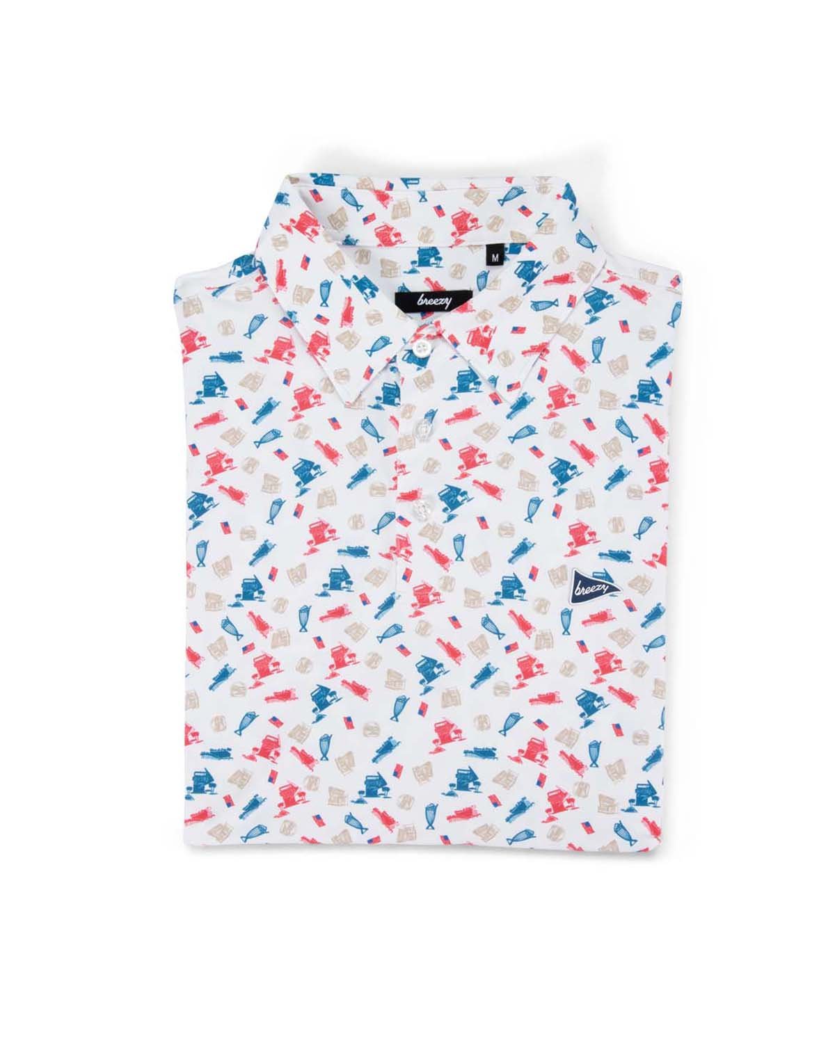 The Diners And Drives Polo | Breezy Golf | Performance Golf Apparel