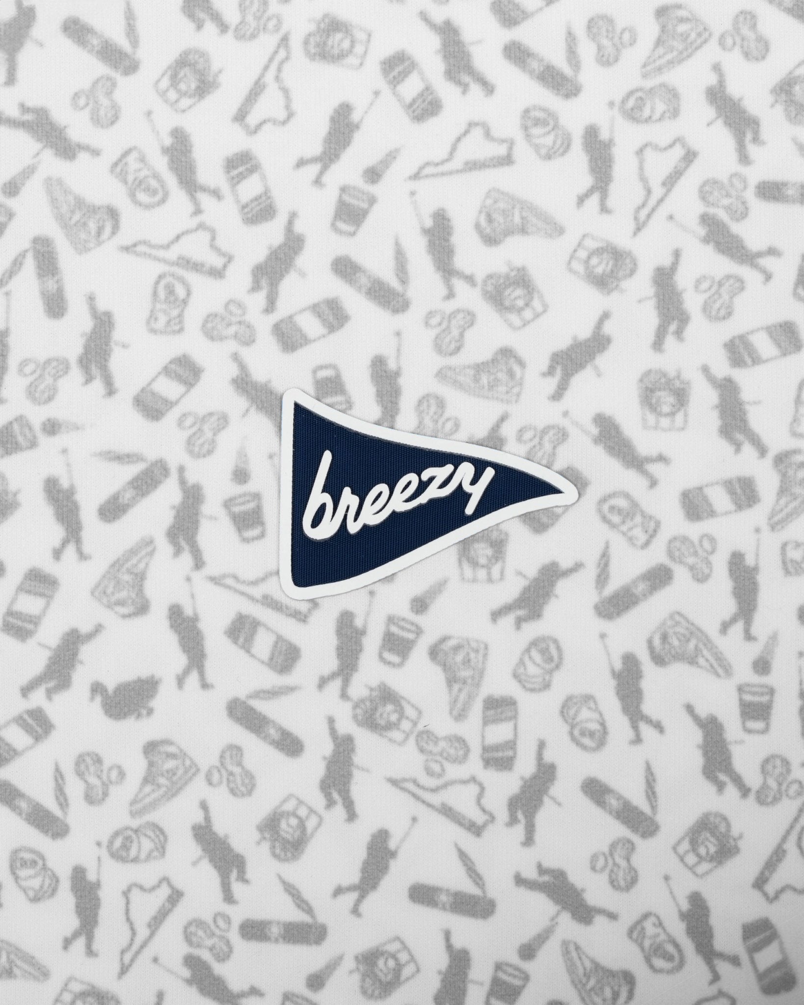 The Fat Perez Grey Polo - Breezy Golf