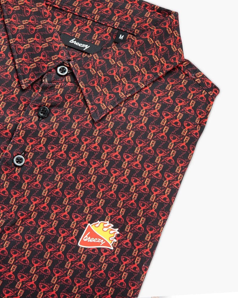 Fireball x Breezy The Fireball Classic Polo Shirt for Men | Breezy Fireball x Breezy The Fireball Classic Polo Shirt for Men | Breezy