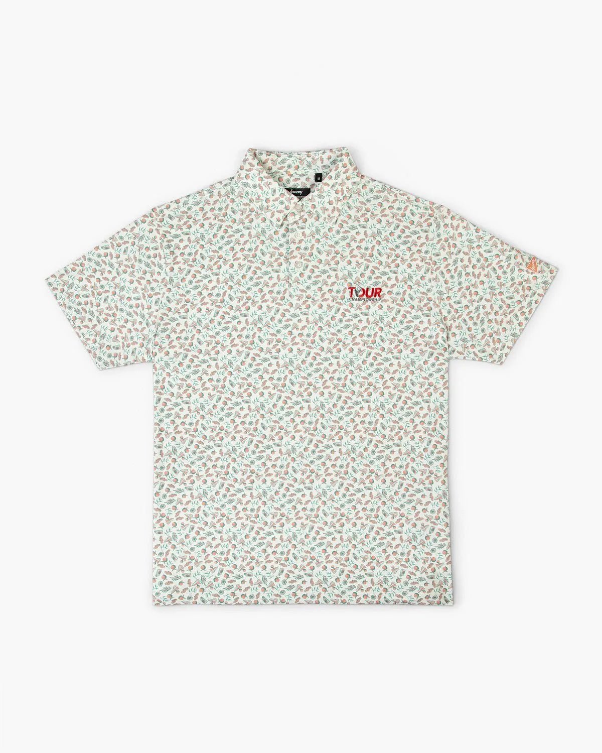 Tour Championship x Breezy The Vintage Peach State Polo Peach | Breezy Golf | Performance Golf Apparel