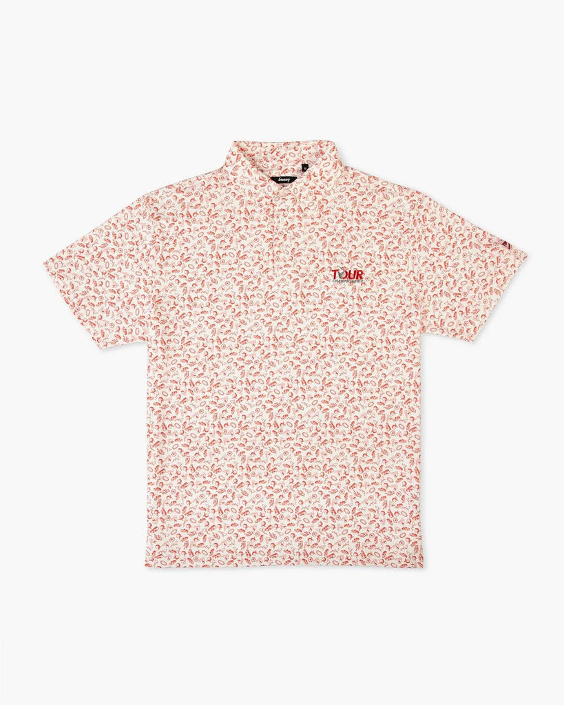 Tour Championship x Breezy The Vintage Peach State Polo Red Shirt
