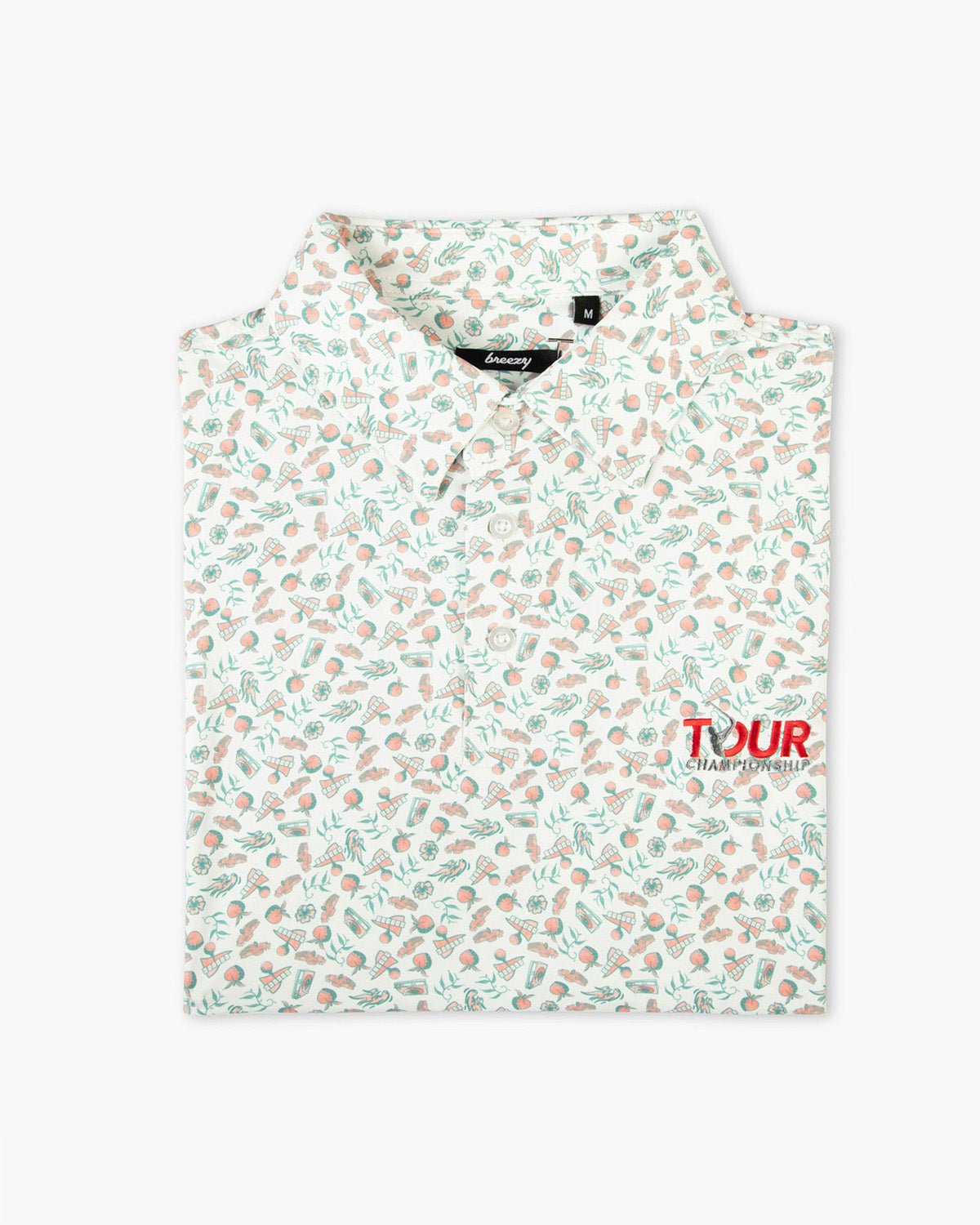 Tour Championship x Breezy The Vintage Peach State Polo Peach - Breezy Golf