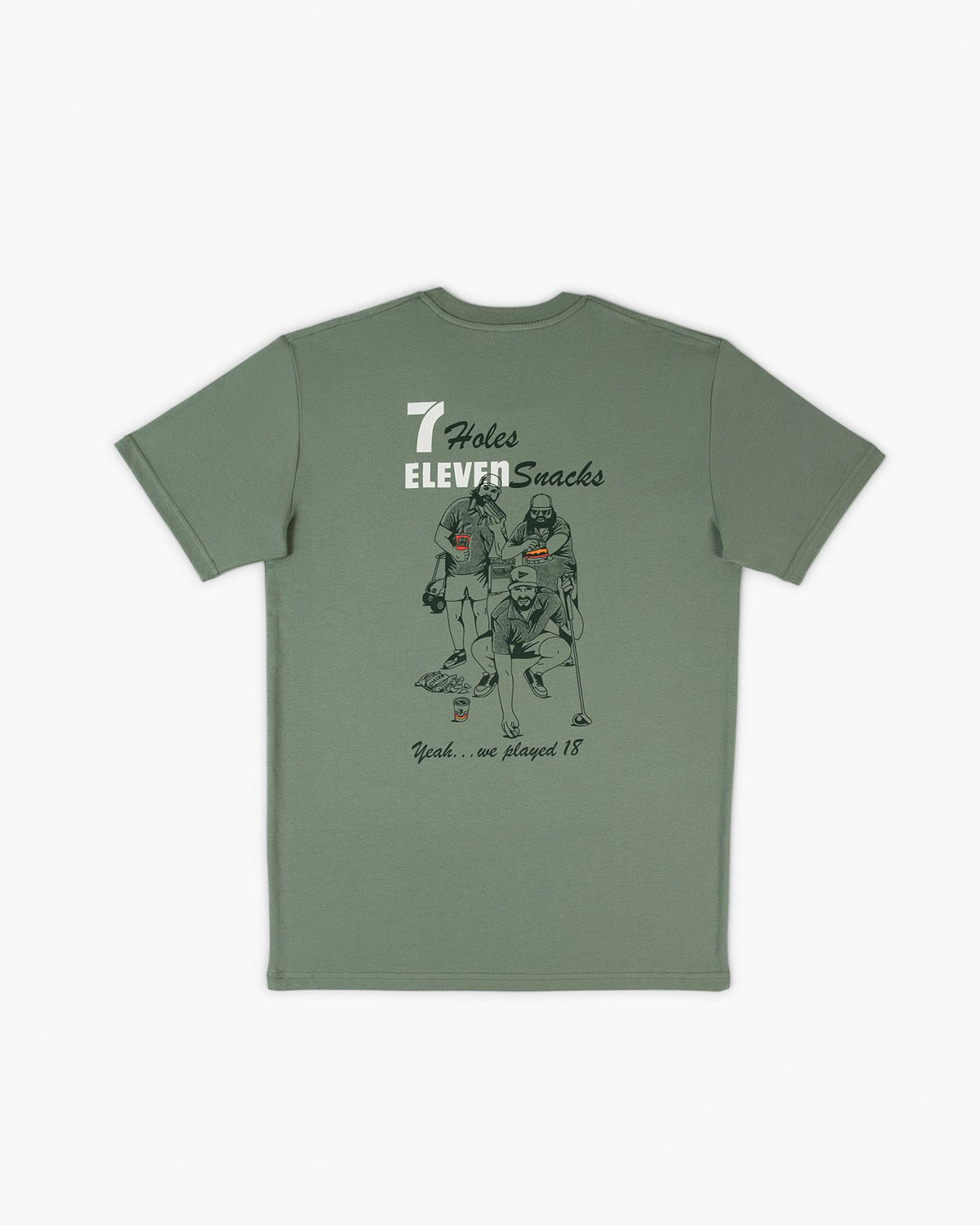 7 - Eleven x Breezy 7 Holes Eleven Snack Tee - Breezy Golf