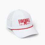 Fireball x Breezy Fireball Fairways Perforated White Hat - Breezy Golf