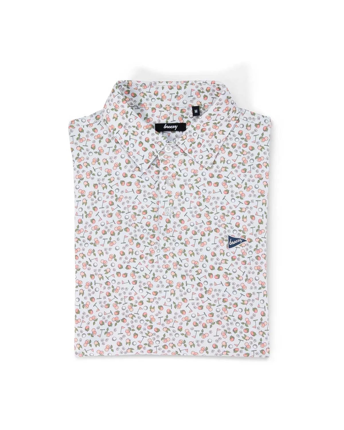 Georgia Peach Polo | Breezy Golf | Performance Golf Apparel