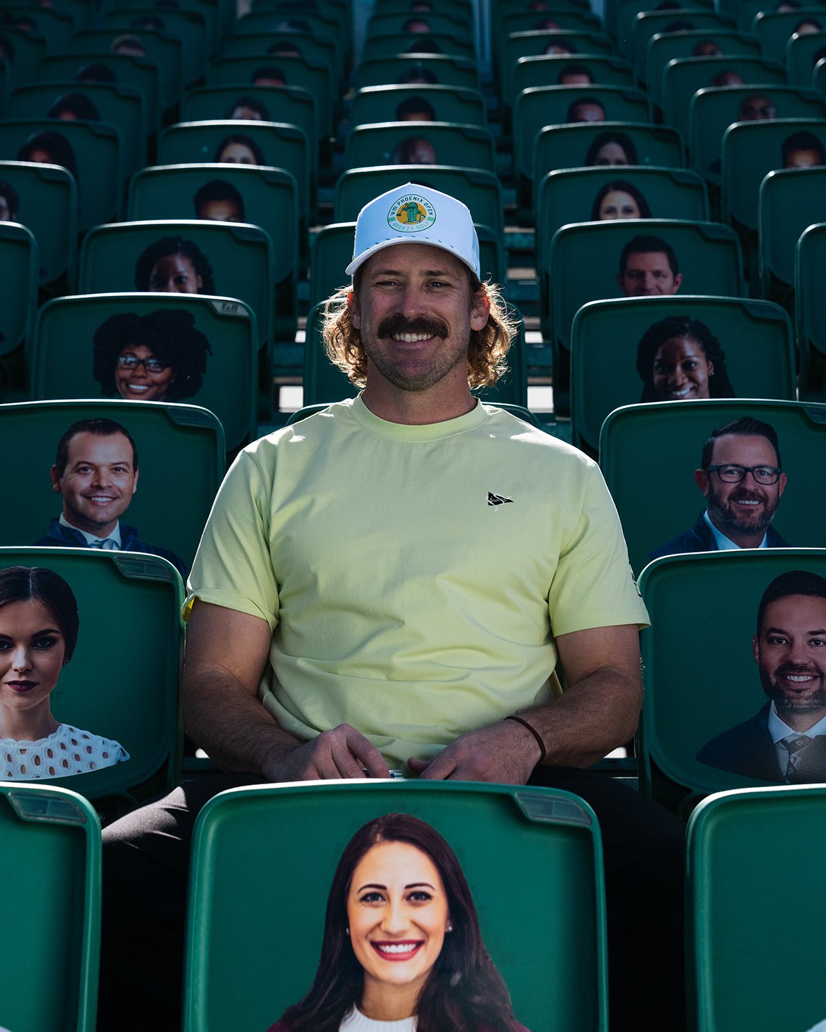 WM Phoenix Open x Breezy The People's Open Green T Shirt | Breezy Golf | Performance Golf Apparel