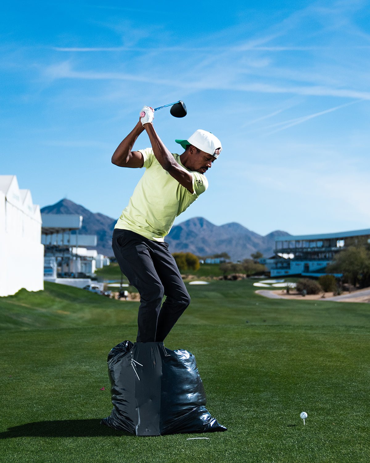 WM Phoenix Open x Breezy The People's Open Green T Shirt - Breezy Golf