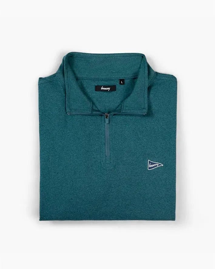 The Gimme Quarter-Zip Forest | Breezy Golf | Performance Golf Apparel