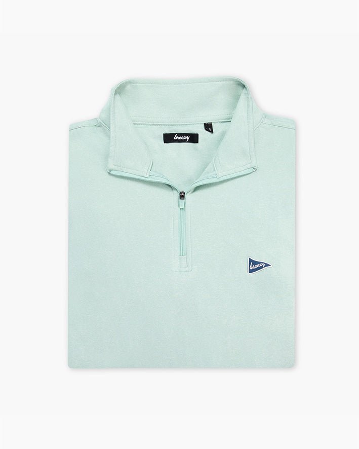 The Gimme Quarter - Zip Sage Green - Breezy Golf