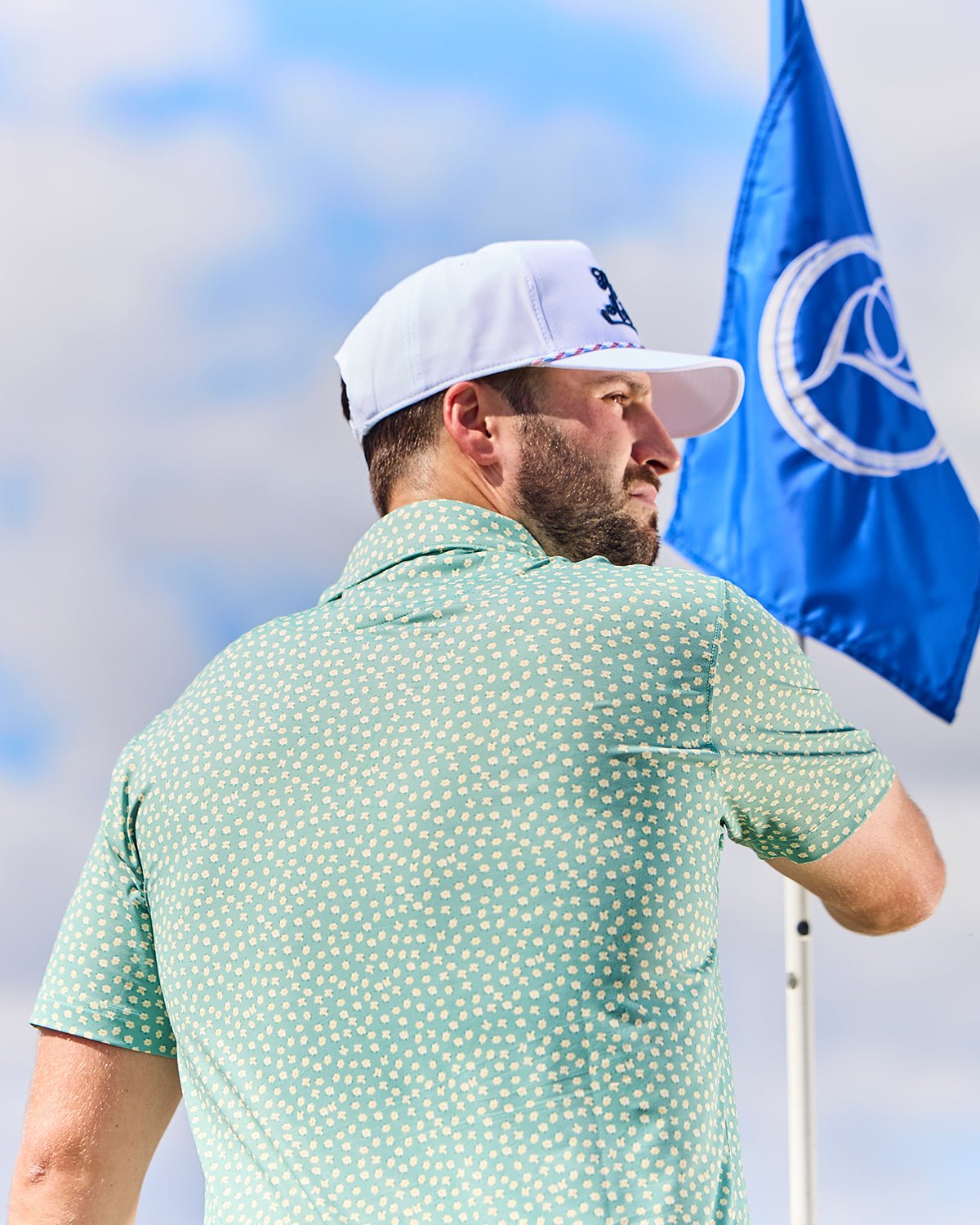 The Green Magnolias Polo | Breezy Golf | Performance Golf Apparel