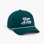 Have A Day Verdant Green Perforated Performance Hat - Breezy Golf